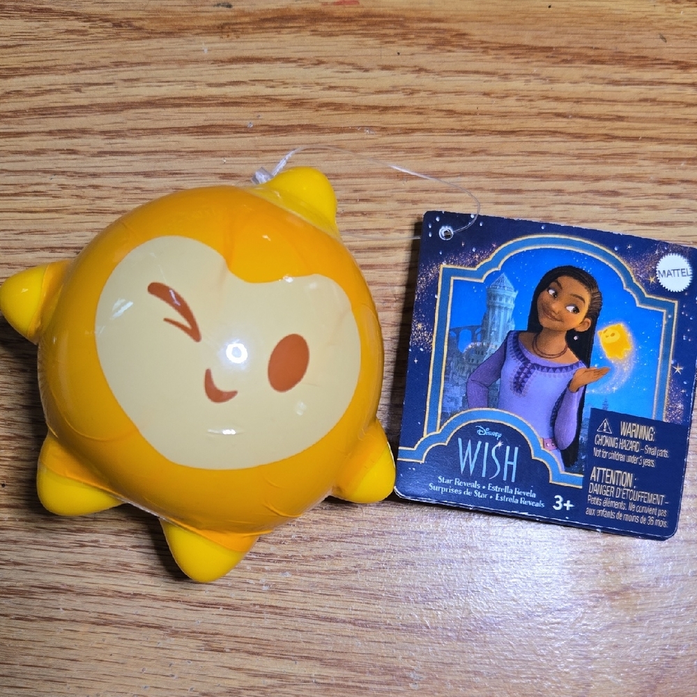 Disney Wish Yellow Sun Character Toy